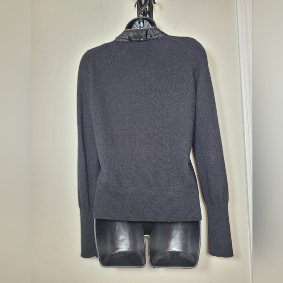 J. Crew Wool Cashmere Silk Beaded Zip Cardigan Sweater sz M - Picture 3 of 8